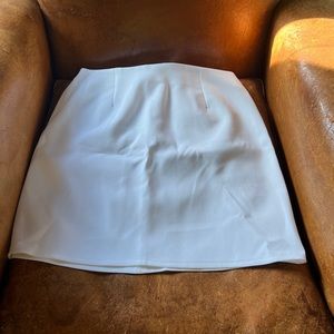 White nasty gal skirt